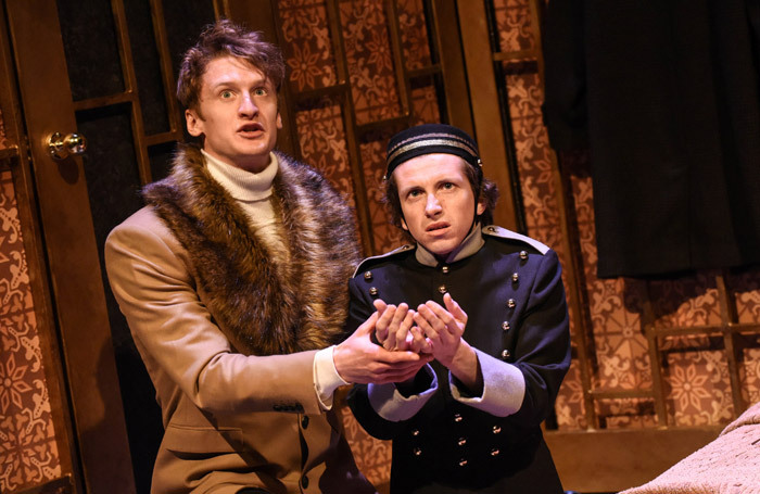 Scene from The Government Inspector at Birmingham Repertory Theatre. Photo: Robert Day