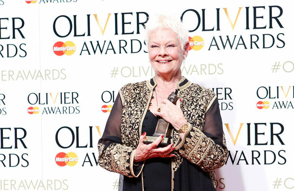 Judi Dench wins record-breaking eighth prize at Olivier Awards 2016