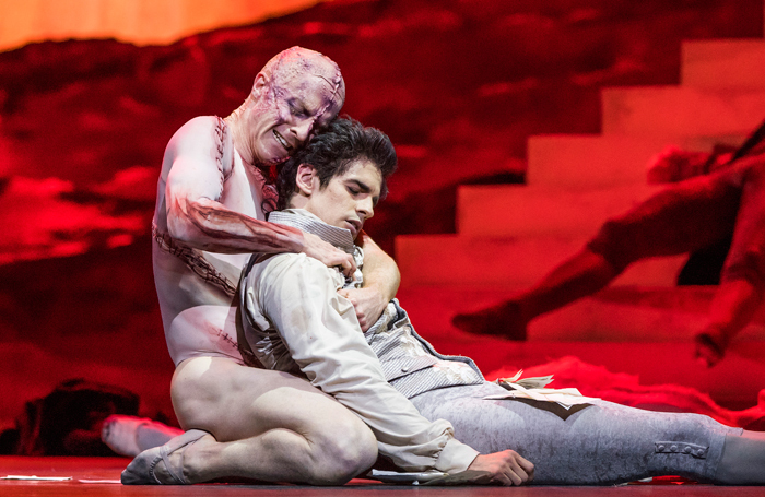 Steven McRae and Federico Bonelli in Frankenstein at the Royal Opera House. Photo: Tristram Kenton