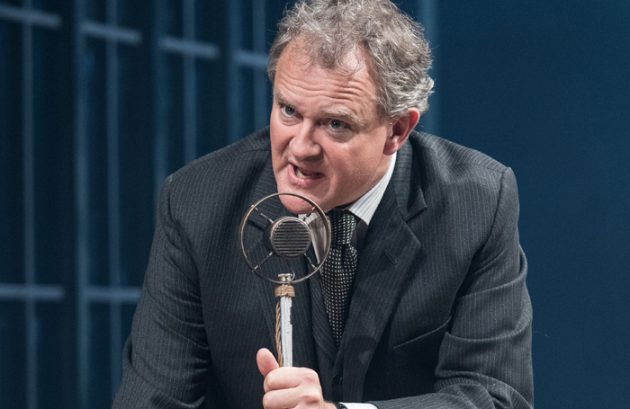 Hugh Bonneville in An Enemy of the People, which was reviewed by The Sun. Photo: Manuel Harlan