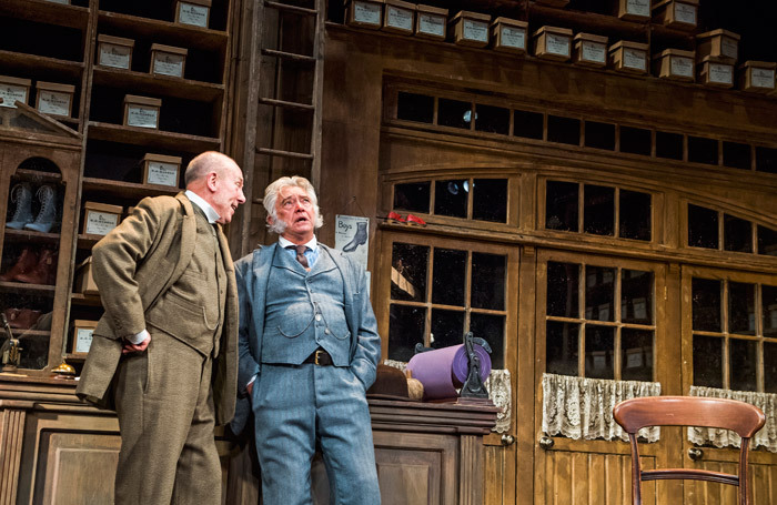 Martin Shaw in Hobson's Choice at Vaudeville Theatre, London