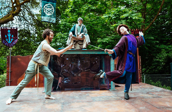 Miracle Theatre's Life's a Dream at Trebah Gardens Amphitheatre, Falmouth