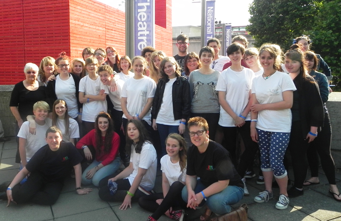 Dorchester Youth Theatre, one of the many groups to have taken part in NT Connections
