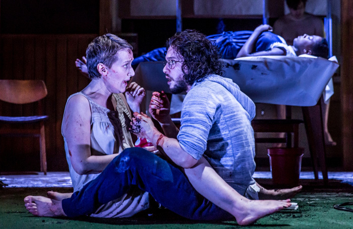 Jenna Russell and Kit Harington in Doctor Faustus. Photo: Marc Brenner