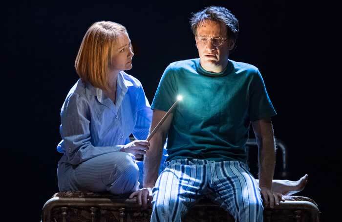 Poppy Miller and Jamie Parker in Harry Potter and the Cursed Child at the Palace Theatre, London. Photo: Manuel Harlan