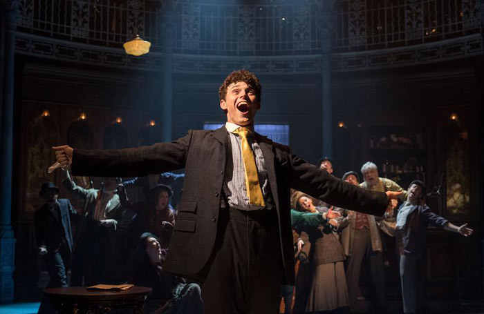 Charlie Stemp as Arthur Kipps in Half a Sixpence at Chichester Festival Theatre. Photo: Manuel Harlan