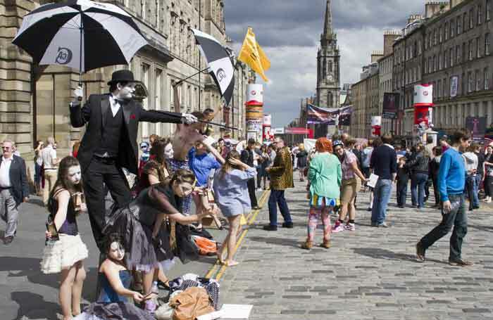The Royal Mile during the Edinburgh Festival Fringe. Photo: Jan Kranendonk/Shutterstock