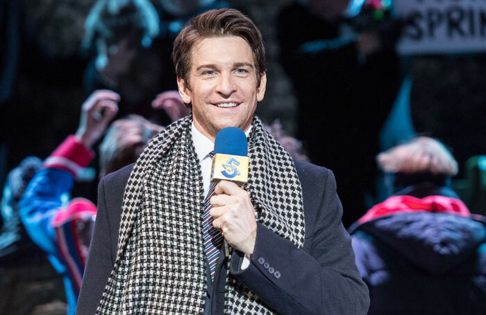 Andy Karl in Groundhog Day at the Old Vic. Photo: Manuel Harlan