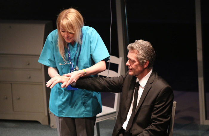 Josie Morley and Rob Angell in This Might Hurt at Derby Theatre. Photo: Amy Charles Media