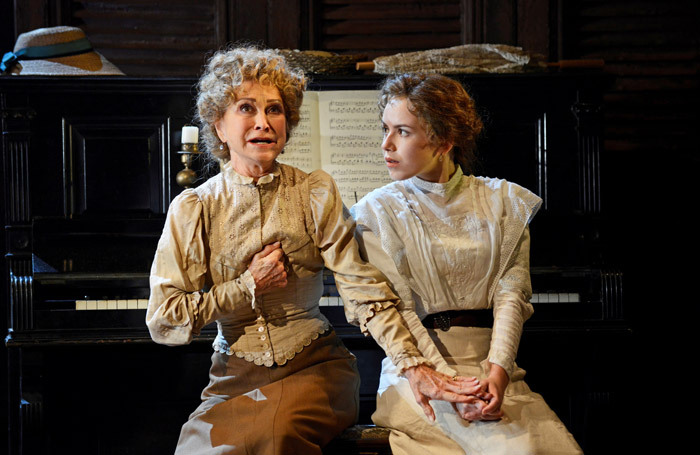 Felicity Kendal and Lauren Coe in A room With a View at Theatre Royal, Bath. Photo: Nobby Clark