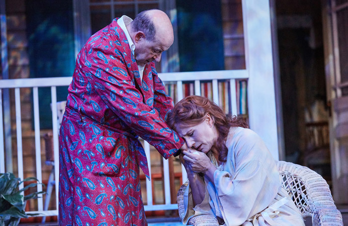 David Horovitch and Penny Downie in All My Sons at the Rose Theatre, Kingston. Photo: Mark Douet