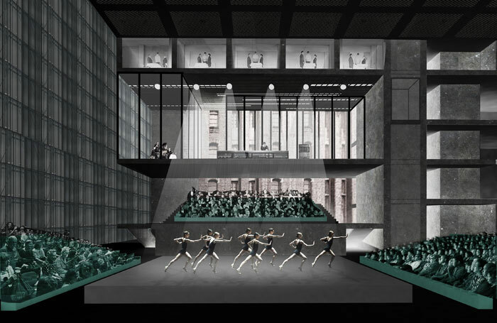 An architect's impression of the Factory theatre in Manchester. Photo: OMA