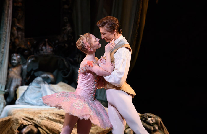 Sarah Lamb and Vadim Muntagirov in The Sleeping Beauty at Royal opera House, London. Photo: Bill Cooper