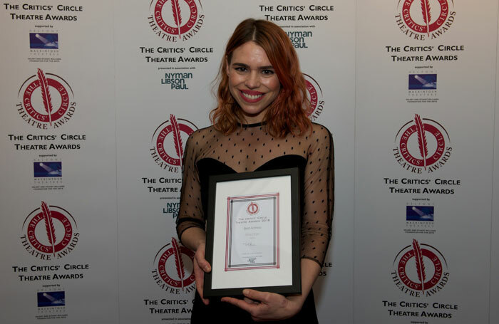 Billie Piper, who won best actress for her performance in Yerma