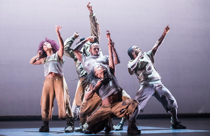 A scene from Gray from Blak Whyte Gray at Barbican Theatre. Photo: Tristram Kenton