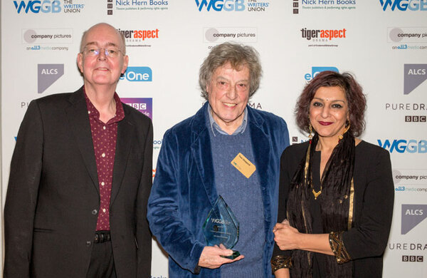 Tom Stoppard wins Writers' Guild outstanding contribution award