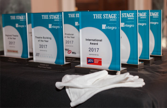The Stage Awards. Photo: Eliza Power