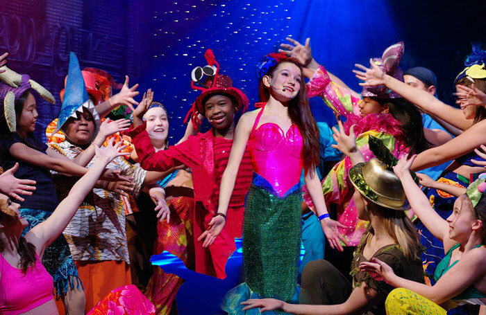 Children performing in the Broadway Junior version of The Little Mermaid. Photo: MTI