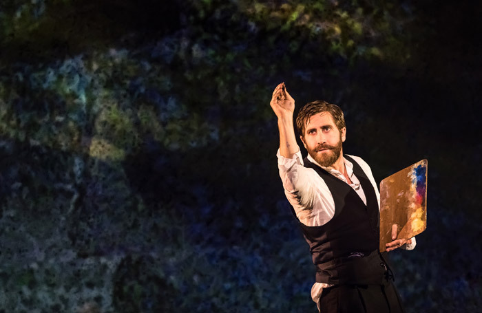 Jake Gyllenhaal in Sunday in the Park With George at Hudson Theatre, New York. Photo: Matthew Murphy