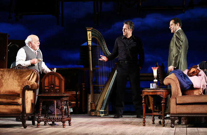 Danny DeVito, Mark Ruffalo and Tony Shalhoub in The Price at New York's American Airlines Theatre. Photo: Joan Marcus