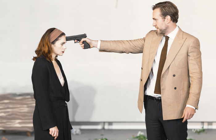 Ruth Wilson and Rafe Spall in Ivo van Hove's Hedda Gabler. Photo: Sinead Matthews