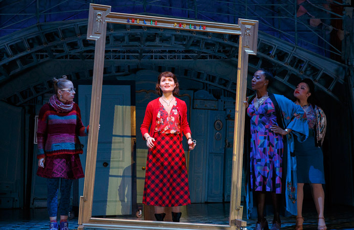 Phillipa Soo and the cast of Amelie at the Walter Kerr Theatre, New York. Photo: Joan Marcus