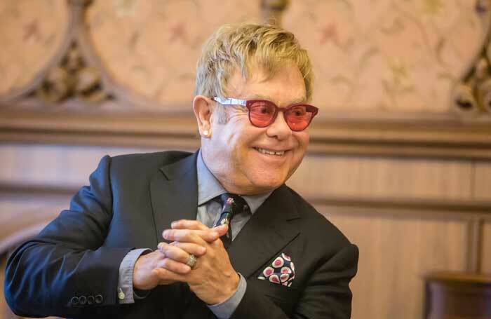 Elton John. Photo: Drop of Light/Shutterstock