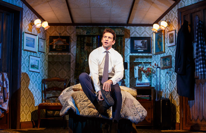 Andy Karl in Groundhog Day at the August Wilson Theatre, New York. Photo: Joan Marcus