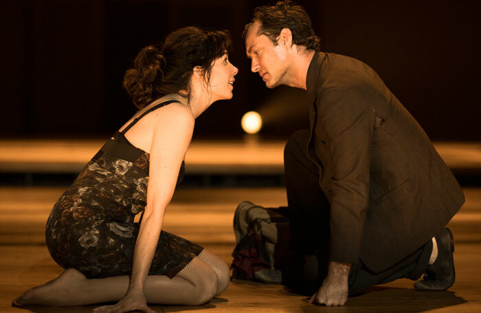 Halina Reijn and Jude Law in Obsession at the Barbican, London. Photo: JanVersweyveld