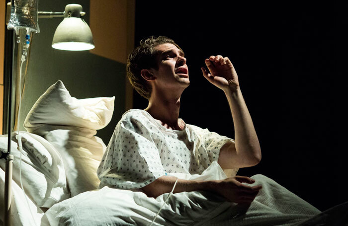 Andrew Garfield in Angels in America at the National Theatre, London. Photos: Helen Maybanks