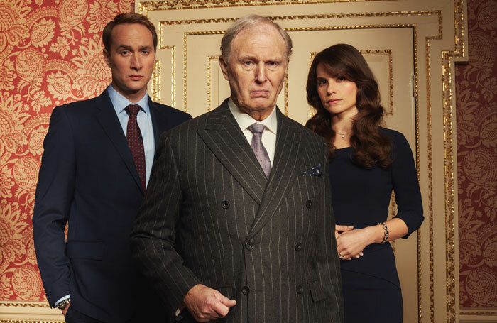 Oliver Chris, Tim Pigott-Smith and Charlotte Riley starred in BBC2's broadcast of King Charles III. Photo: Robert Viglasky
