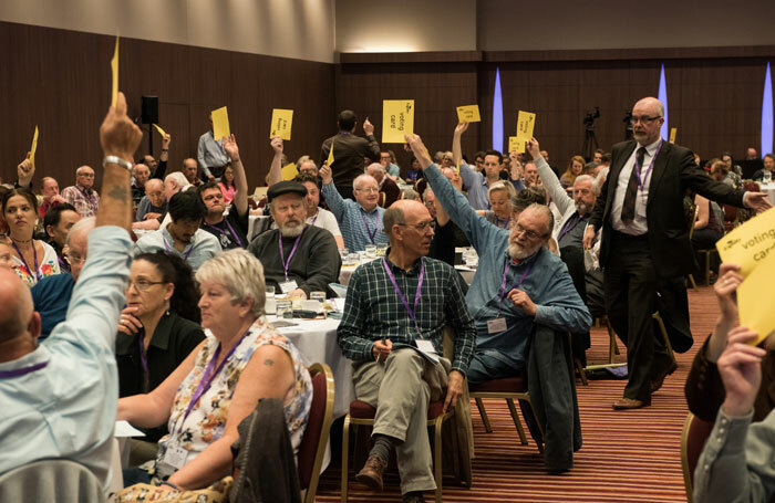 Equity's Annual Representative Conference passed a motion to ensure equal focus was given to socio-economic and class barriers as to other types of equality. Photo: Philip Hartley