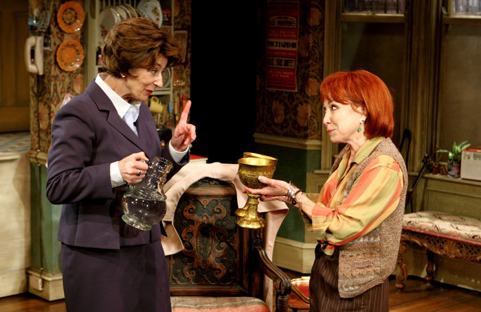 Felicity Kendal and Maureen Lipman in Lettice and Lovage at the Menier Chocolate Factory, London