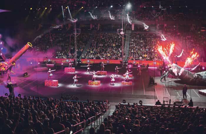The Ringling Bros and Barnum and Bailey touring arena show Circus Xtreme is typical of traditional-style commercial circus in the US. Photo: Feld Entertainment