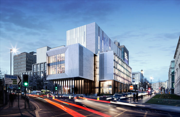 Artist impression of the creative arts centre at Leeds Beckett University.