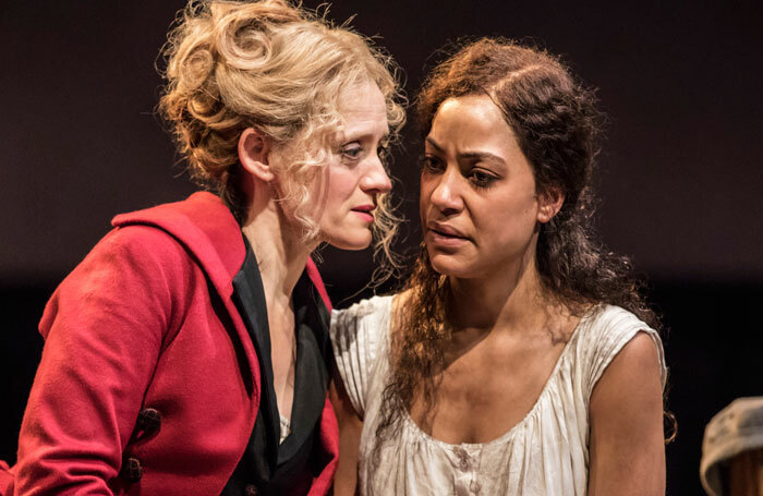 Anne-Marie Duff and Cush Jumbo in Common at the National Theatre. Photo: Johan Persson