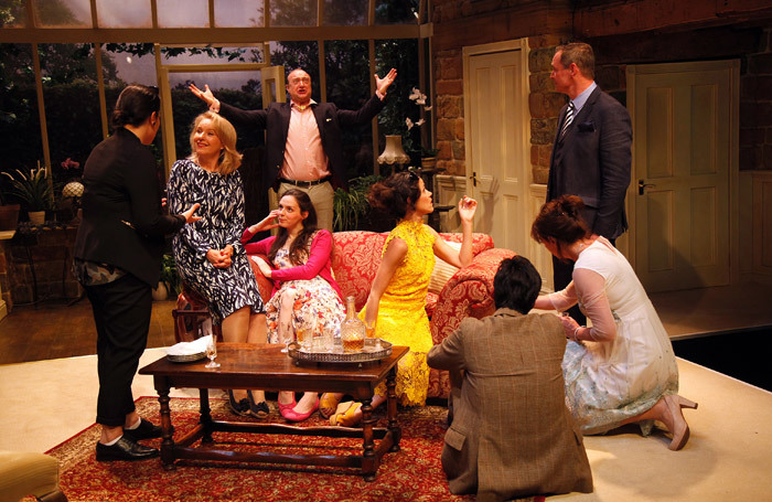 The cast of House at Watermill Theatre, Newbury
