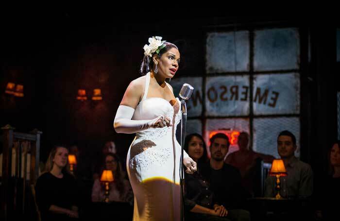 Audra McDonald in Lady Day at Emerson's Bar and Grill at the Wyndham's Theatre, London. Photo: Marc Brenner