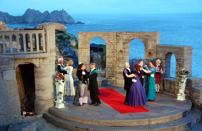 A production of Pygmalion at the Minack Theatre. Photo: Lynn Batten