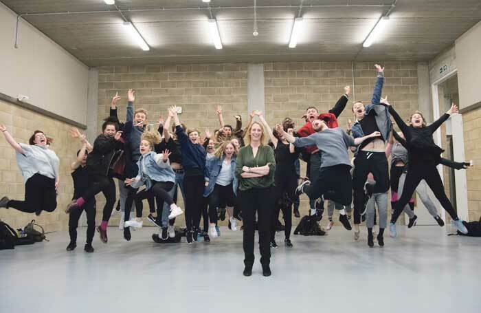 LAMDA principal Joanna Read (centre) with students in the school’s new studios. LAMDA holds regular auditions in London from November to April, with other dates offered around the UK. Photo: Richard Hubert Smith