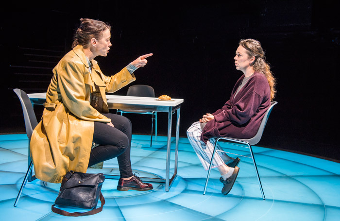 Olivia Williams and Olivia Colman in Mosquitoes at the National Theatre, London. Photo: Tristram Kenton