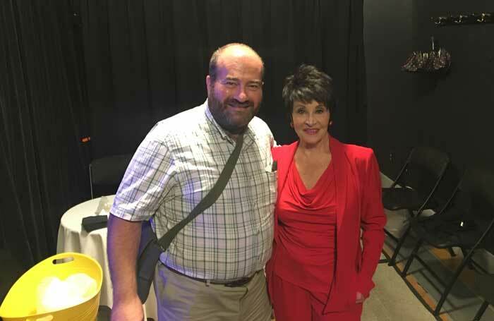 Mark Shenton and Chita Rivera