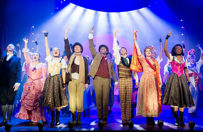 Arts Ed students performing in a musical production of The Mystery of Edwin Drood. Photo: Robin Savage