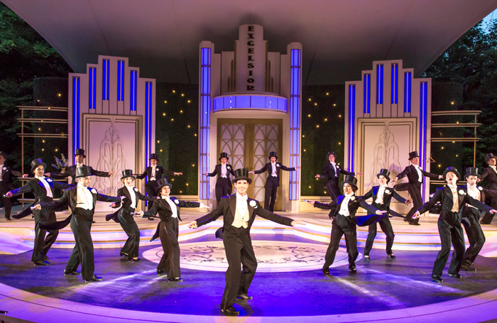 Dan Burton and company in Top Hat at Kilworth House Theatre. Photo: Jems Photography