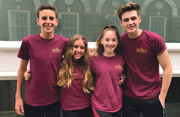 The Stage/Spirit Young Performers Company scholarship winners 2017