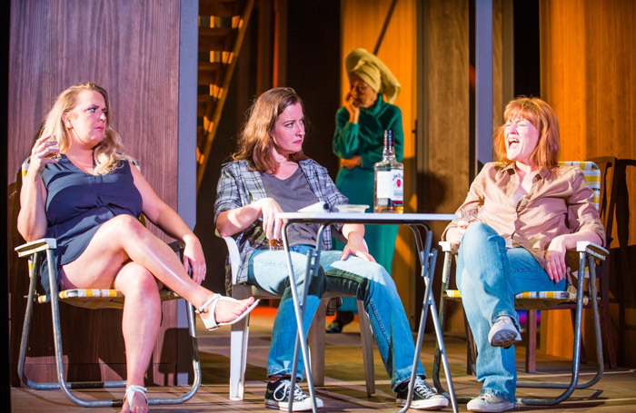 The cast of August: Orange County at Dundee Repertory Theatre. Photo: Tommy Ga-Ken Wan