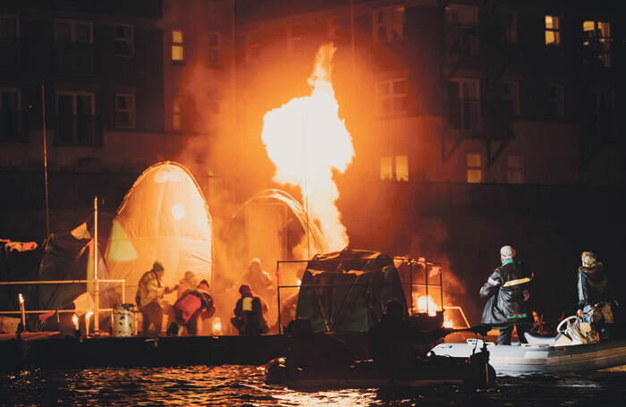 Scenes from Flood, produced by Hull UK 
City of Culture 2017 and Slung Low, in which citizen performers worked alongside a core cast of professionals. Photo:  Thomas Arran