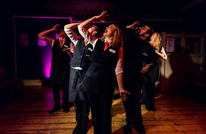 A scene from 
Ushers – the Front of House Musical, which premiered at the Hope Theatre in Islington in 2013