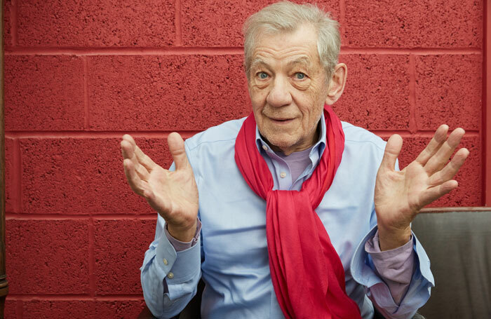 Ian McKellen starred in a one-man show at the Park Theatre to raise money for the venue. Photo: Mark Douet