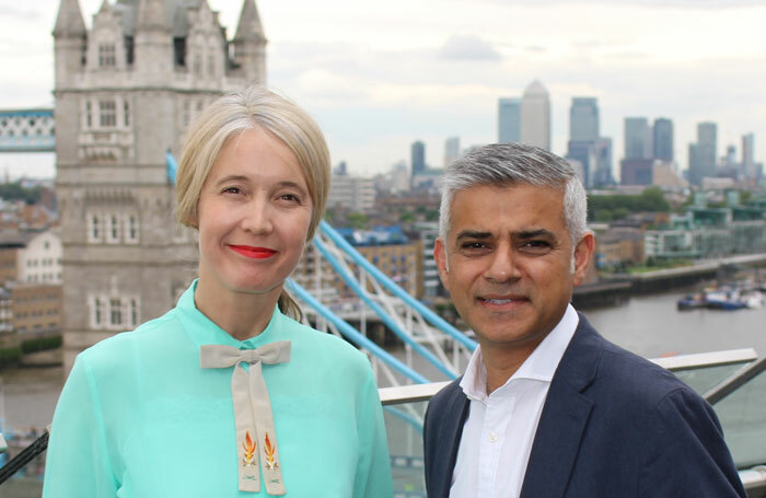 Deputy London mayor Justine Simons and London mayor Sadiq Khan